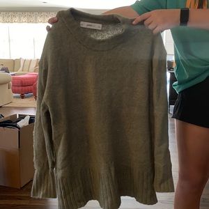 Green Zara wool sweater